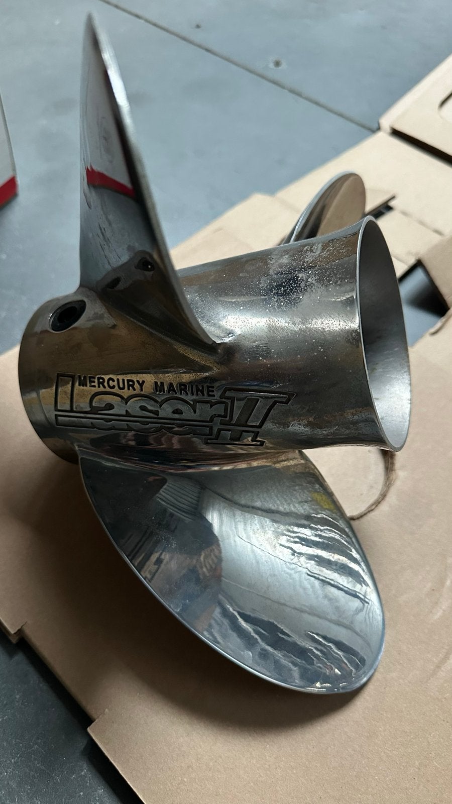 Mercury Marine Laser II 19P RVS Propeller, Watersport en Boten, Verzenden, Nieuw, Motor en Techniek