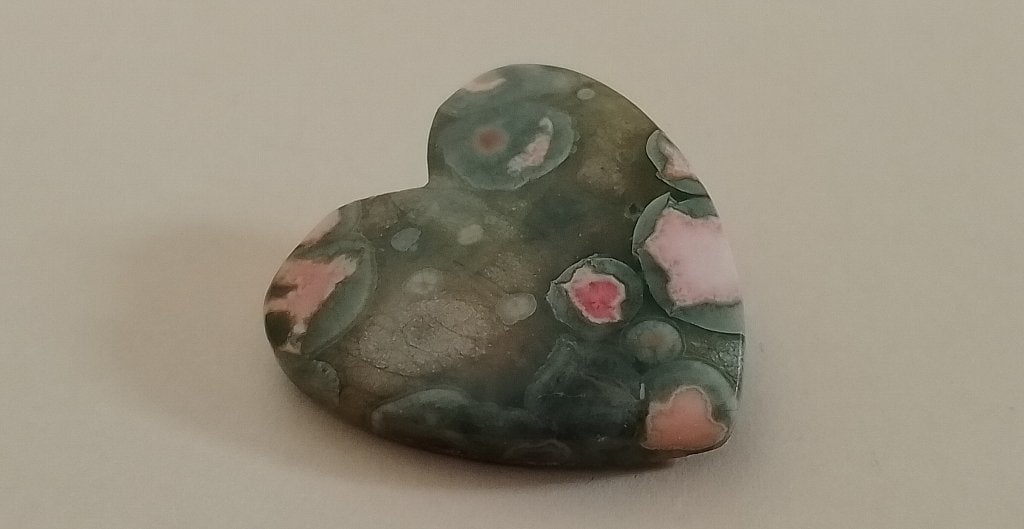 Groene Jaspis Hart - Uniek Mineraal, Verzenden, Mineraal