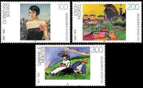 DUITSLAND 1994 Schilderijen (III), Michel: 1748-50, Postfris, Verzenden, 1990 tot heden, Postfris