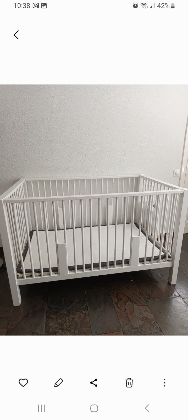Tweeling box, Kinderen en Baby's, Babywiegjes en Ledikanten, Zo goed als nieuw, Ledikant, Ophalen of Verzenden