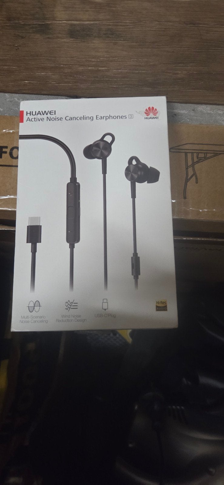 Huawei Active Noise Canceling Earphones USB-C, Audio, Tv en Foto, In-ear, Nieuw, Ophalen of Verzenden, Noise cancelling