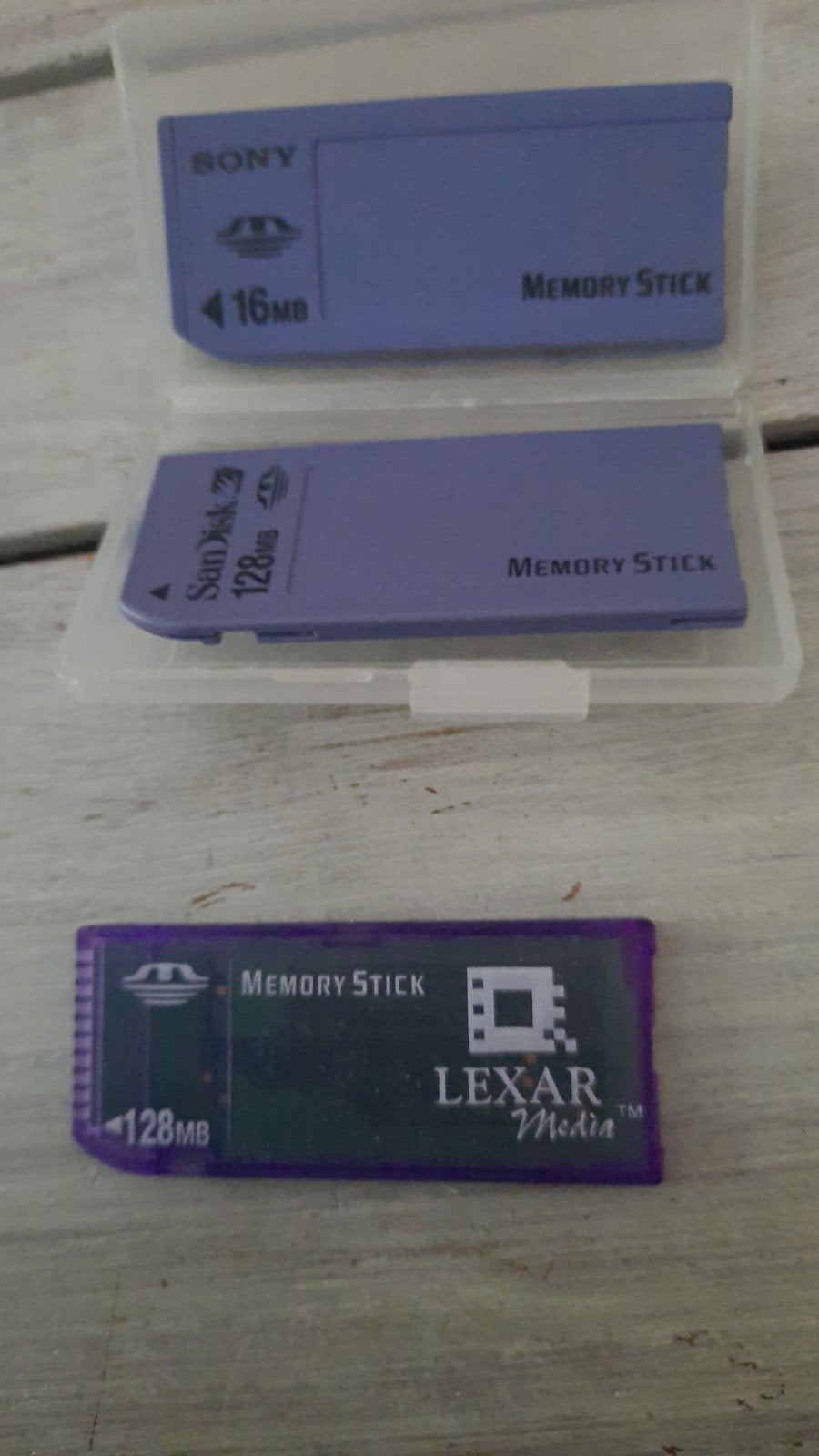 Memory Stick Lexar Media en SanDisk - Diverse Capaciteiten, Gebruikt, Memory stick, Lexar Media, SanDisk, Sony, Ophalen of Verzenden