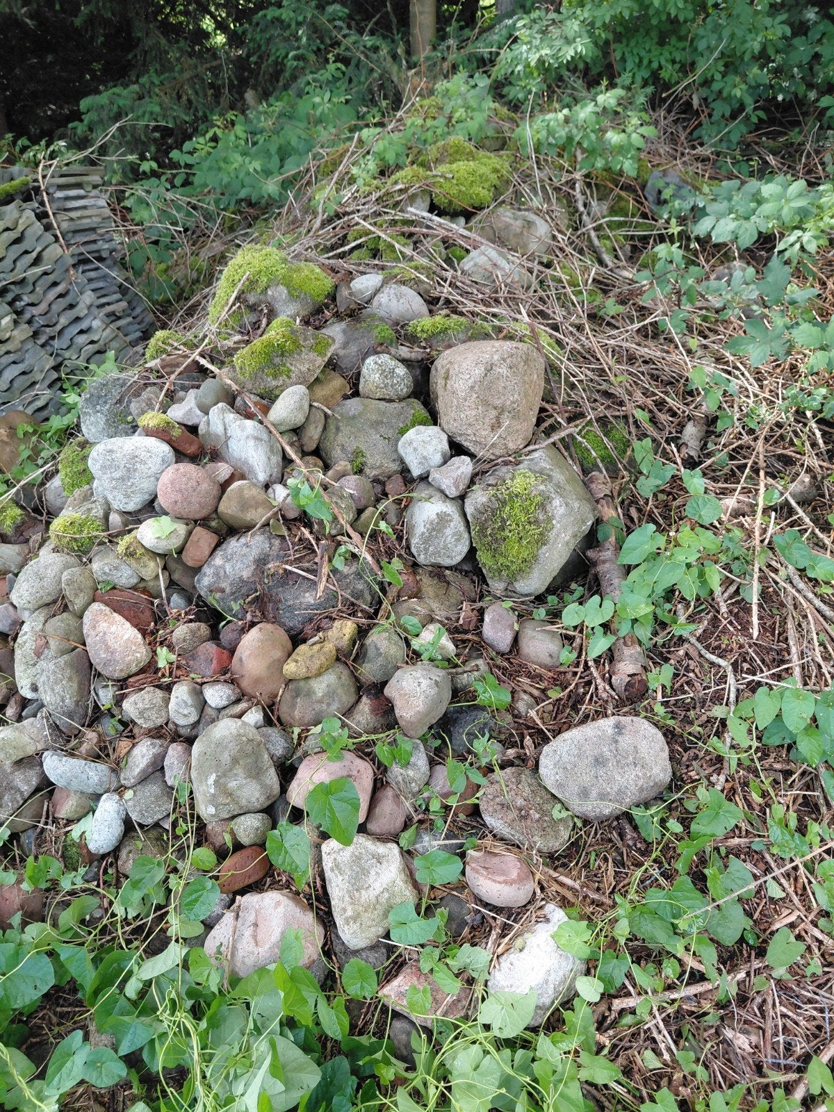 Zwerfkeien, Ophalen