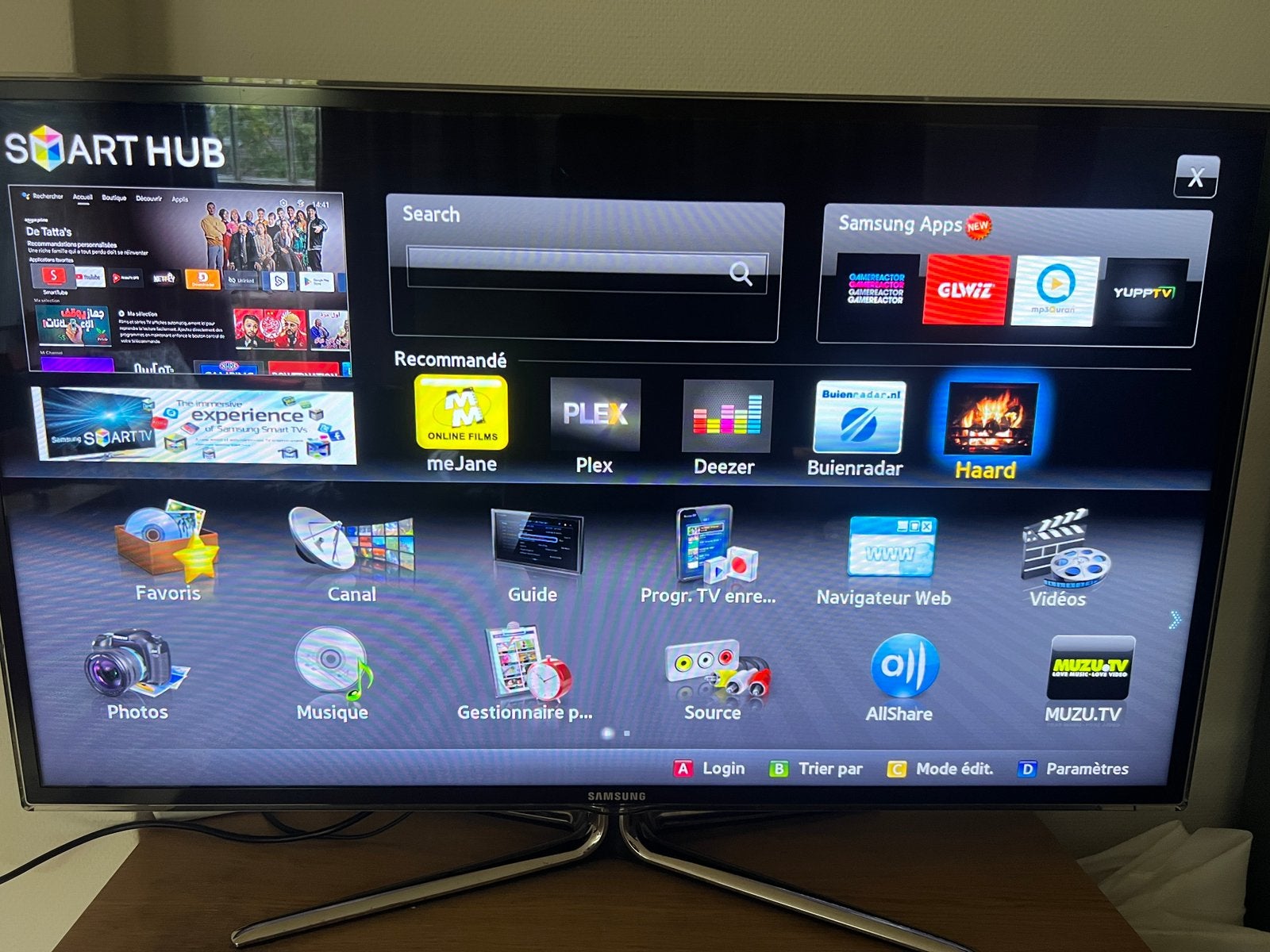 Samsung tv smart 40, Ophalen, 50 Hz, Zo goed als nieuw, Samsung