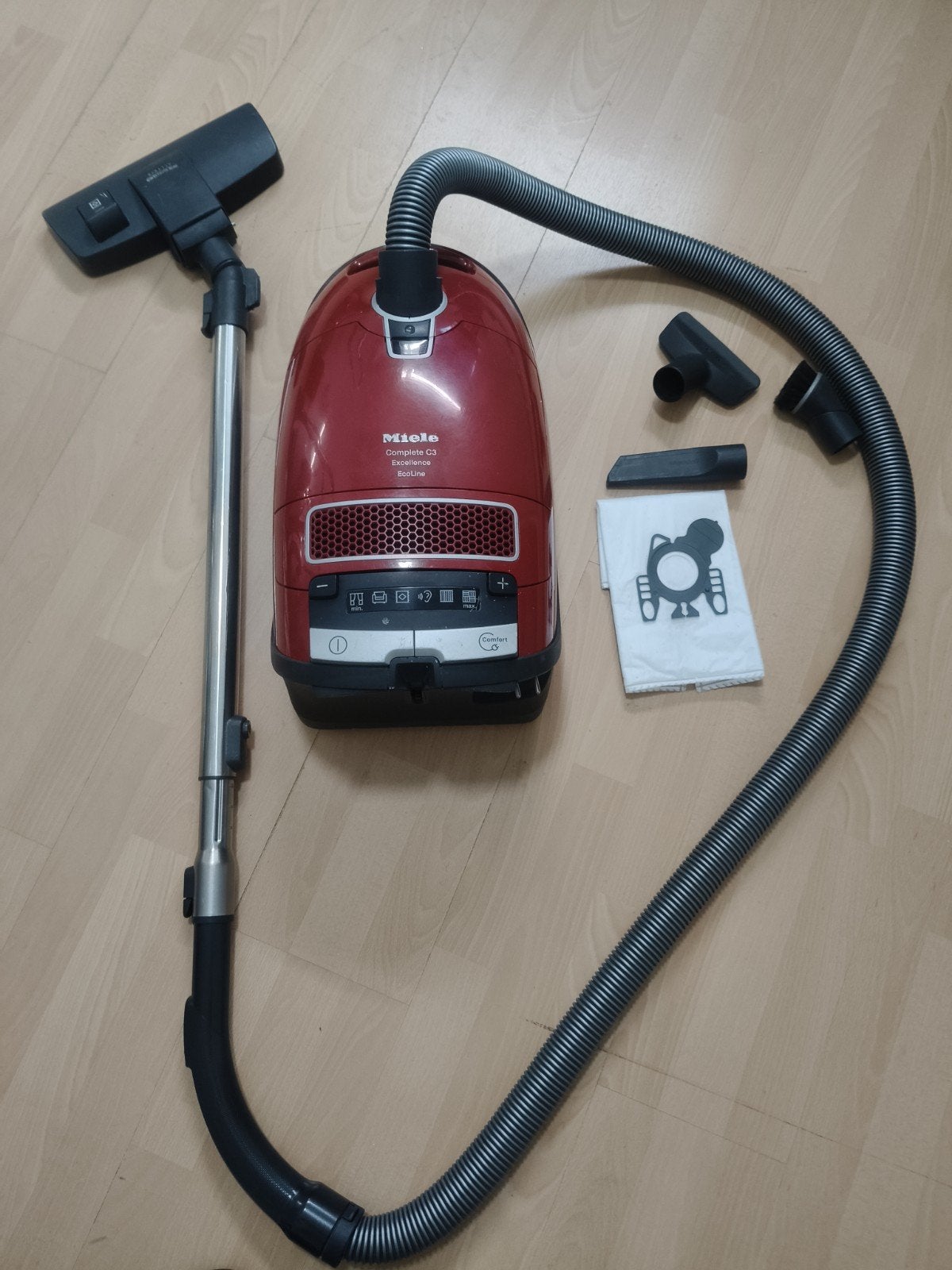 Miele Complete C3 Excellence Ecoline stofzuiger, Stofzak, Gebruikt, Inclusief accessoires, Ophalen of Verzenden