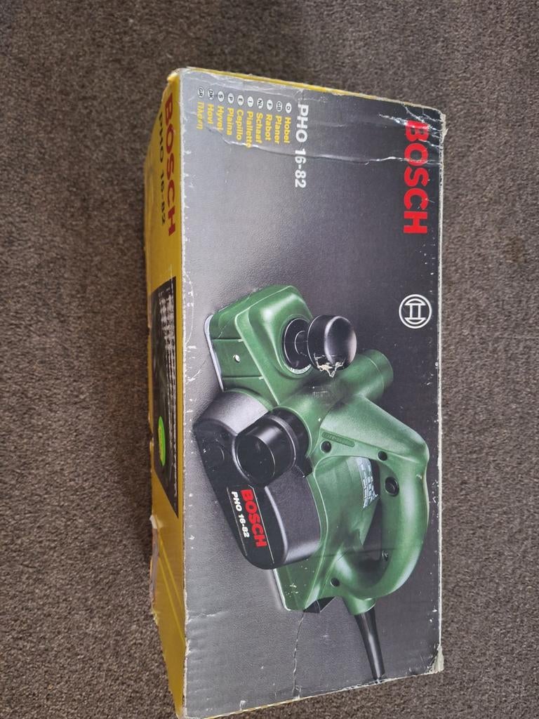 Bosch PHO 16-82 elektrische schaafmachine, Ophalen of Verzenden, Gebruikt