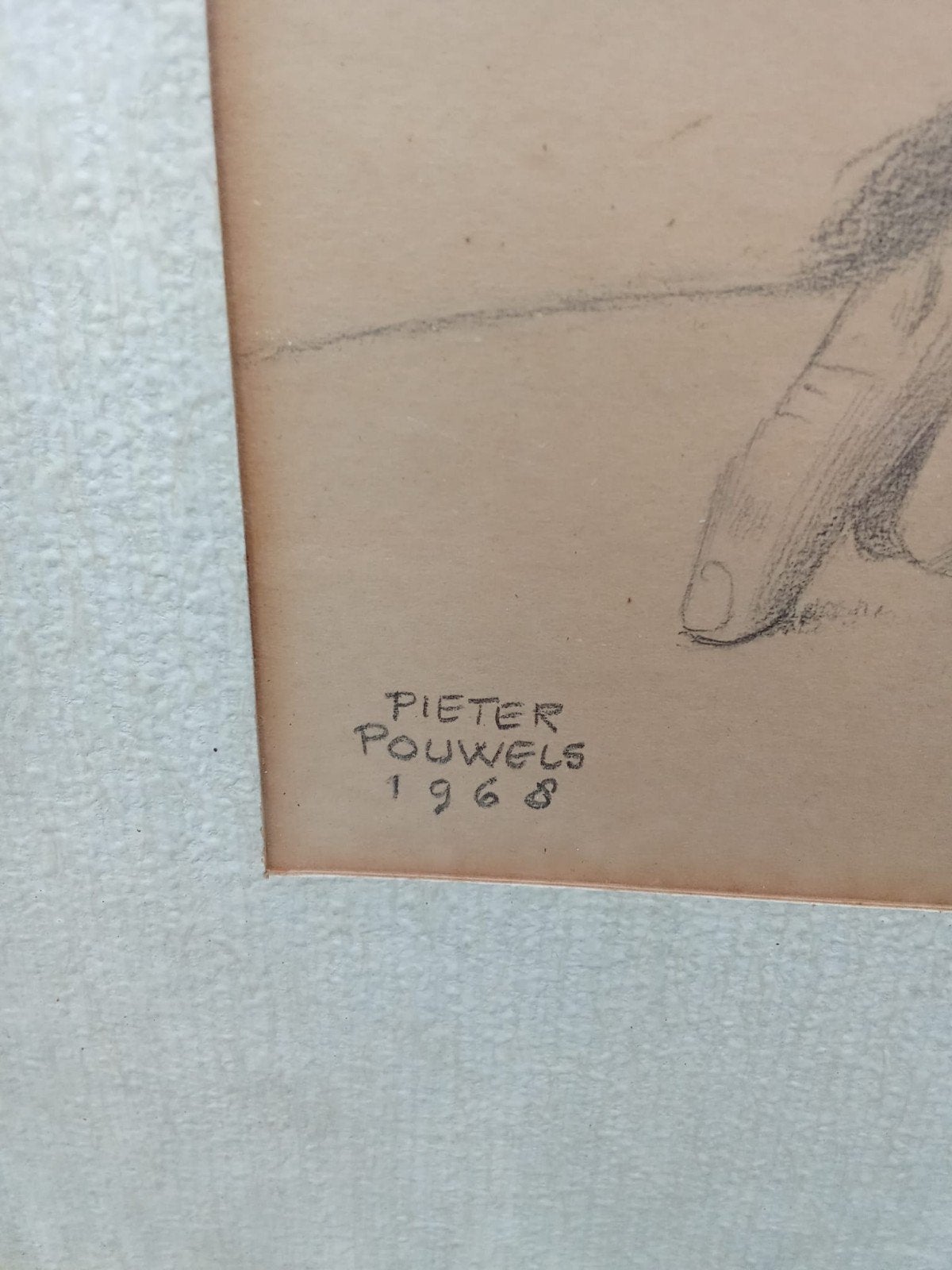Foto 4 van Pieter Pouwels 1910 - 1981, potlood tekening