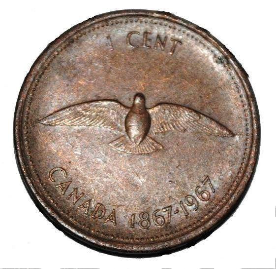 Canada - 1 cent 1967 circulated, Verzenden, Noord-Amerika, Losse munt