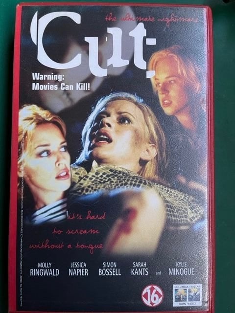 VHS Ex Rental  Cut, Vanaf 18 jaar, Ex-rental, Ophalen of Verzenden, Thrillers en Misdaad