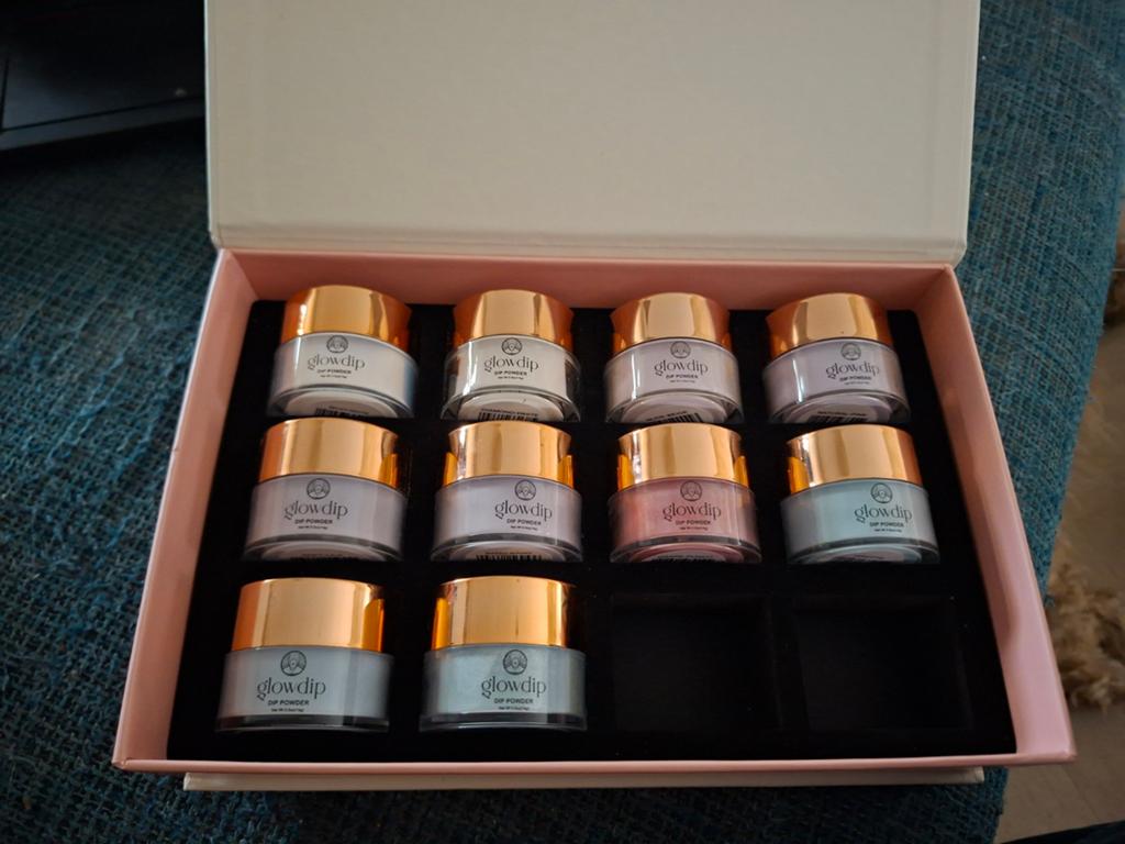 Glowdip set, Ophalen of Verzenden, Zo goed als nieuw, Zwart, Handen en Nagels