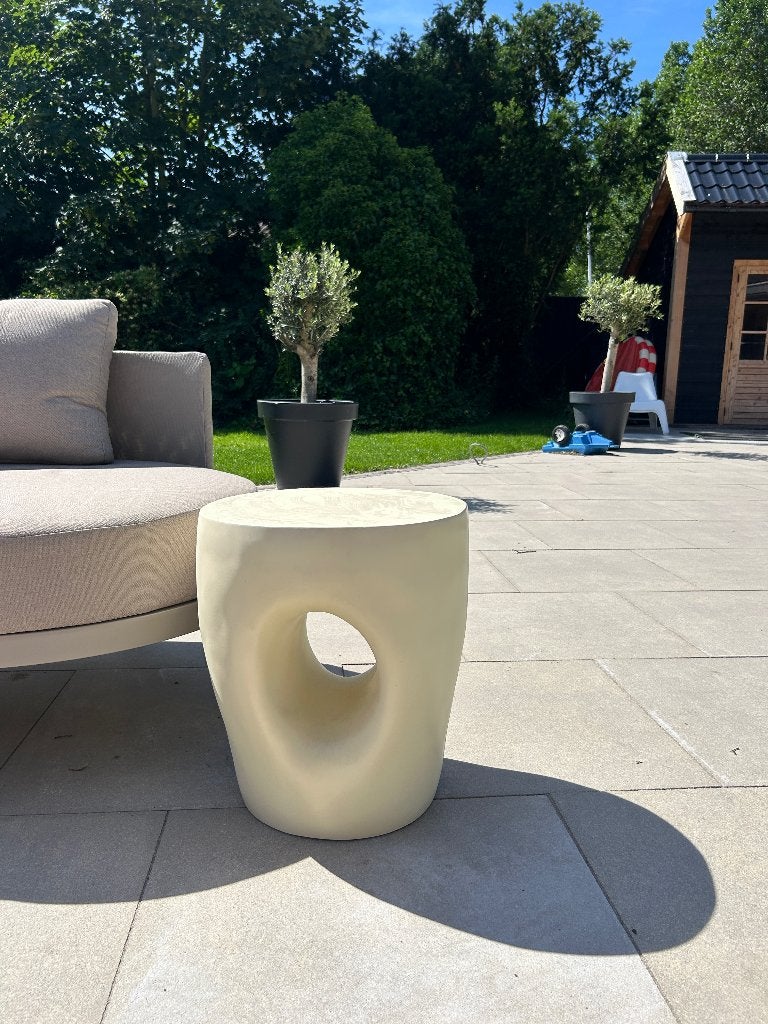 WOOOD bijzettafel tuin Mica, Rond, Nieuw, Organisch, Ophalen