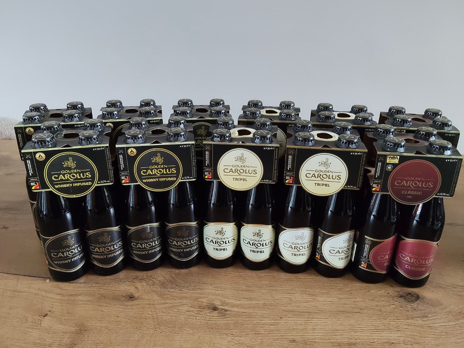 Gouden Carolus speciaalbier 4-packs - diverse varianten, Verzamelen, Ophalen of Verzenden, Nieuw, Flesje(s), Overige merken
