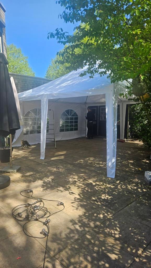 5x5m Pagodetent Partytent - Zo goed nieuw, Ophalen, 2 meter of meer, Zo goed als nieuw, 4 tot 6 meter