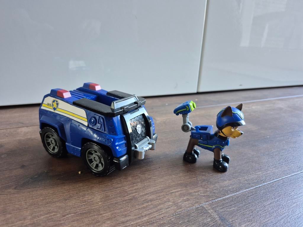 Paw Patrol Chase Politieauto en figuur, Ophalen, Gebruikt
