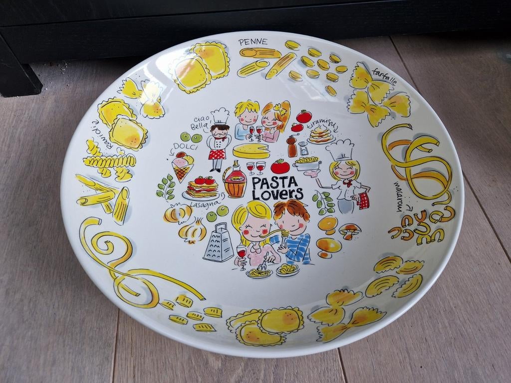 Pasta schaal Blond Amsterdam, Huis en Inrichting, Keuken | Servies, Ophalen, Zo goed als nieuw, Aardewerk, Schaal of Schalen