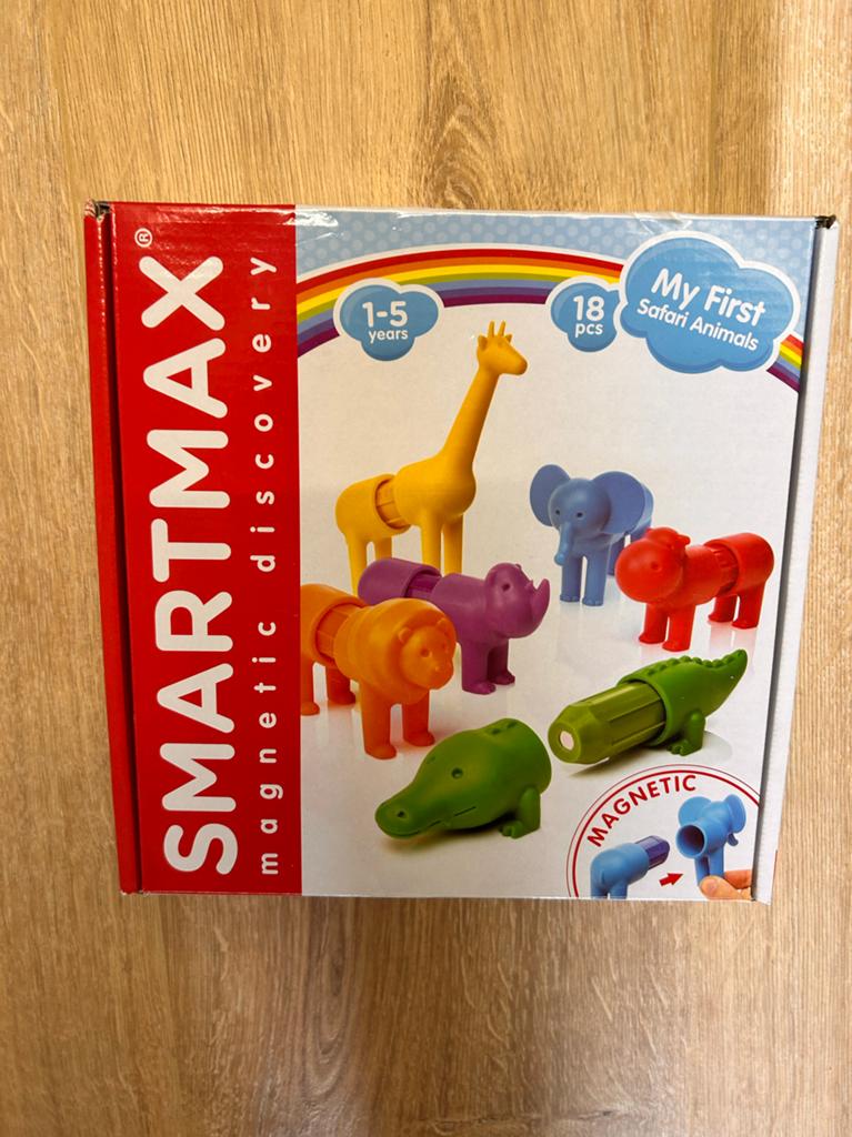 Smartmax My First Safari Animals - Magnetisch Bouwspeelgoed, Kinderen en Baby's, Ophalen of Verzenden, Zo goed als nieuw, Bouwen