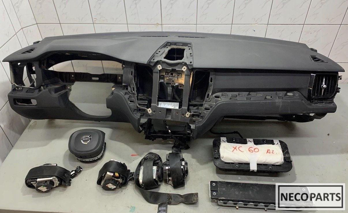 VOLVO XC60 AIRBAGSET AIRBAG GORDELS DASHBOARD ORIGINEEL, Gebruikt, -, -, Ophalen of Verzenden