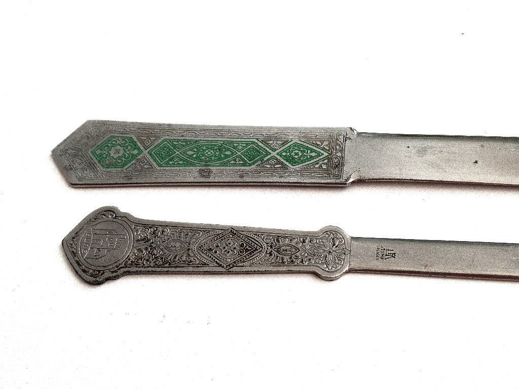 Twee vintage Solingen briefopeners Germany van de 30te jaren, Ophalen of Verzenden
