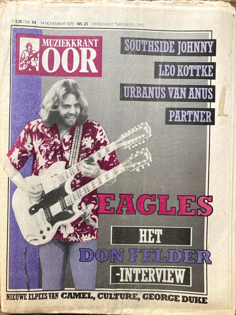 Muziekkrant OOR 1979 MOTÖRHEAD Steve Forbert EAGLES Partner, Boeken, Ophalen of Verzenden, Zo goed als nieuw, Muziek, Film of Tv