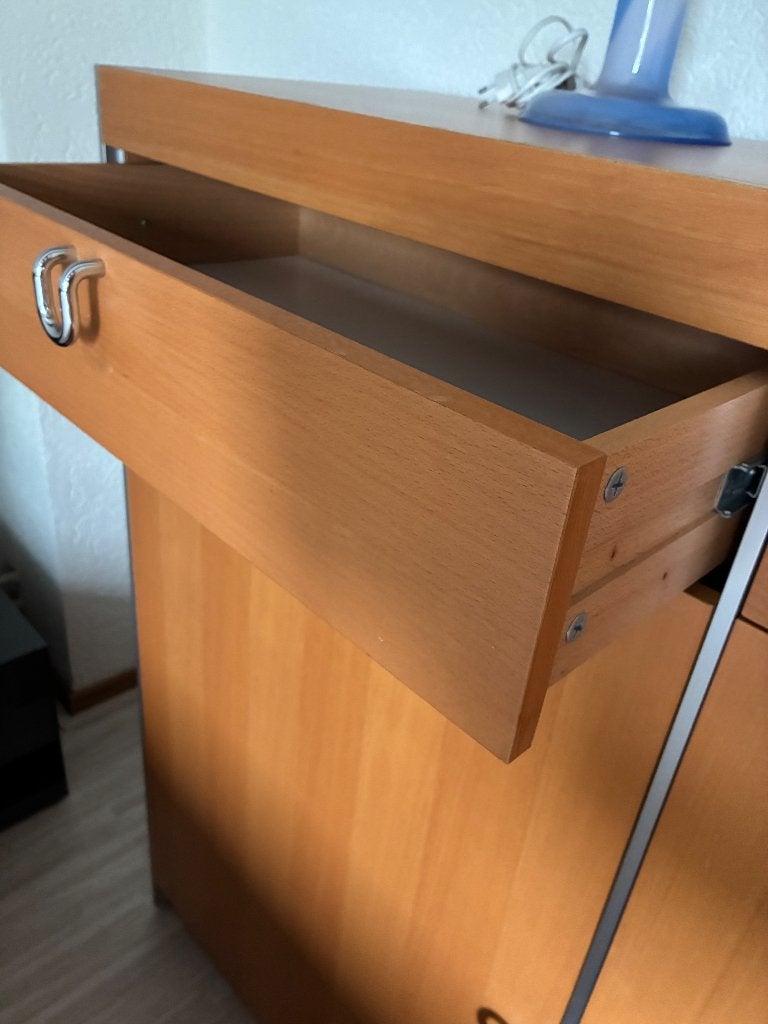 Vintage IKEA Wandkast halfhoog, Ophalen, Met deur(en), 50 tot 100 cm, Zo goed als nieuw