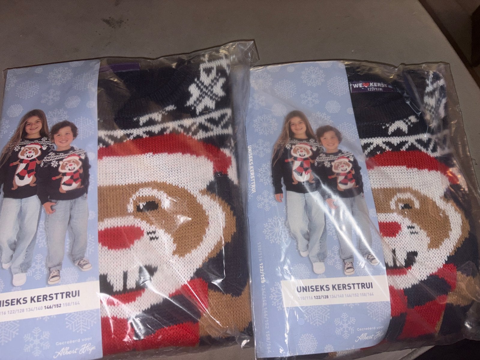 Nieuwe Albert Heijn Uniseks Kersttrui met Eekhoorn, Ophalen of Verzenden, Nieuw, Jongen of Meisje