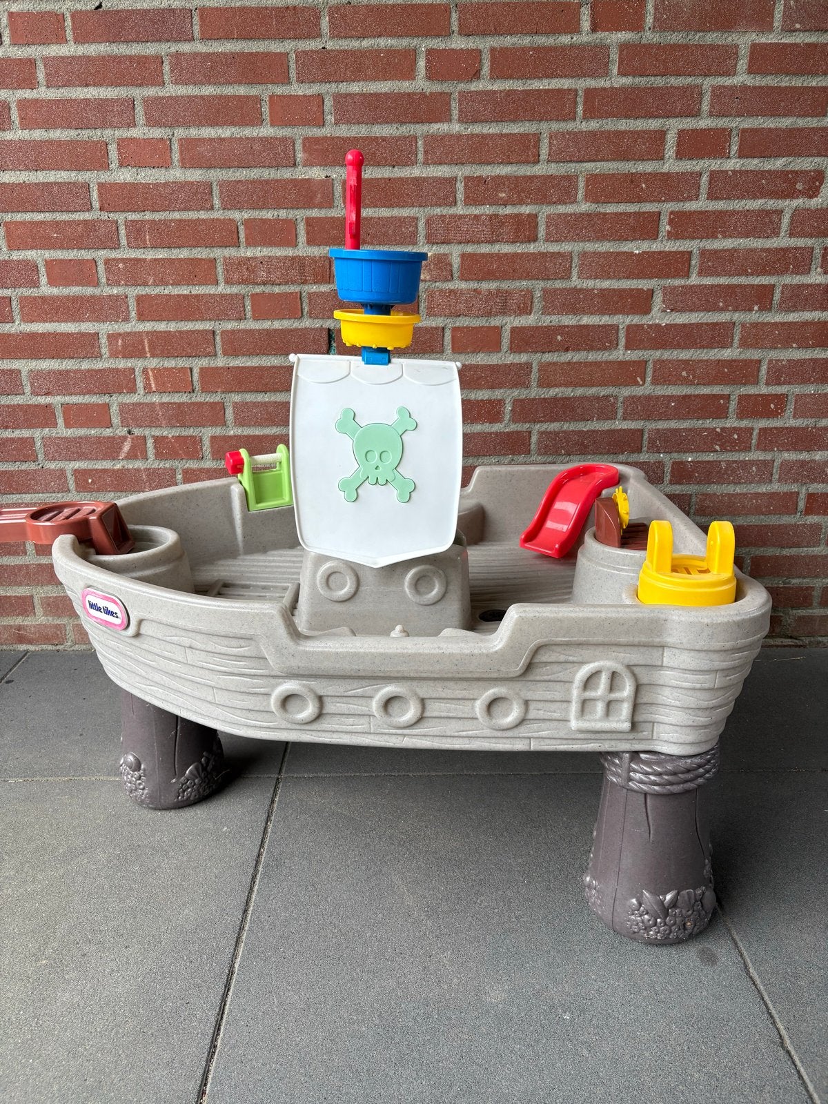 Little Tikes Piratenschip Zand- en Watertafel, Ophalen, Zo goed als nieuw