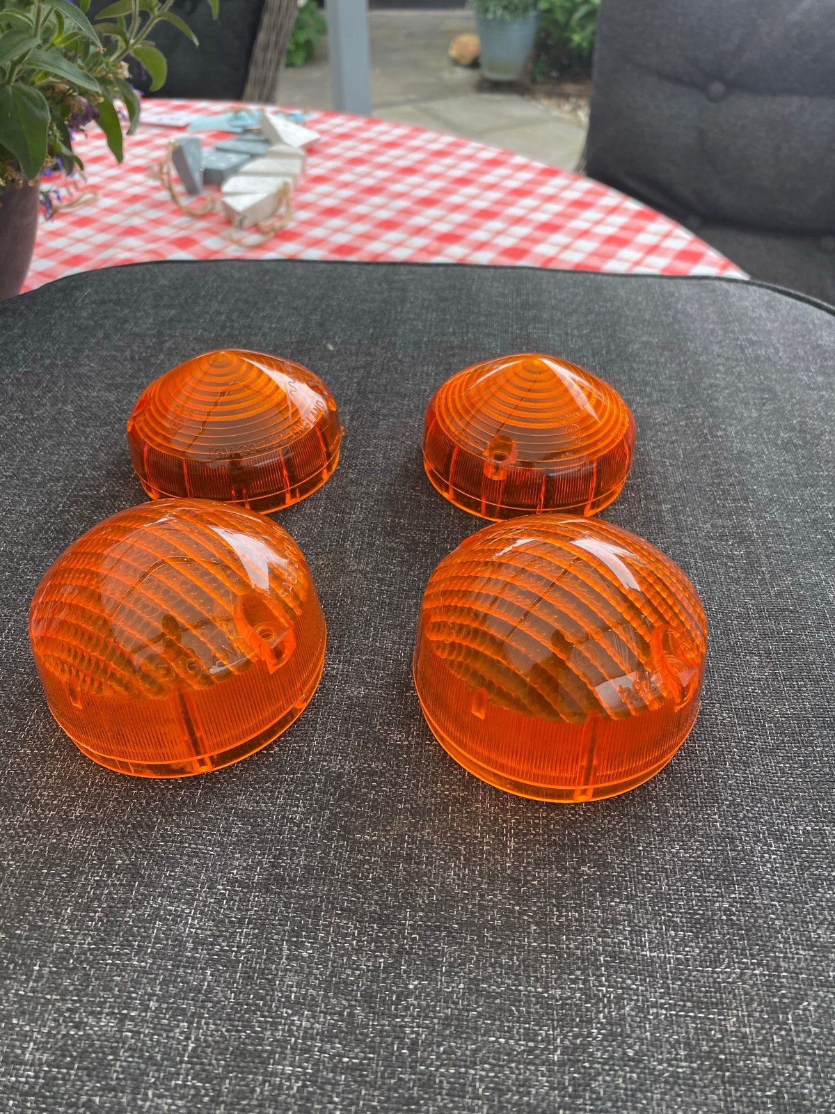 4 nieuwe verlichtingskapjes voor Morgan, Austin Healey, Triu, Ophalen of Verzenden, Nieuw, Oldtimer onderdelen