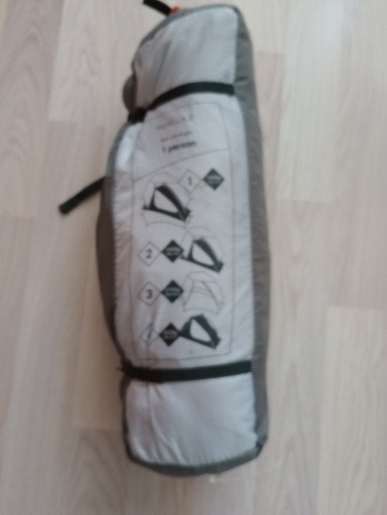 1 persoons trekkerstent forclaz Decathlon, Ophalen, Zo goed als nieuw, Tot en met 2