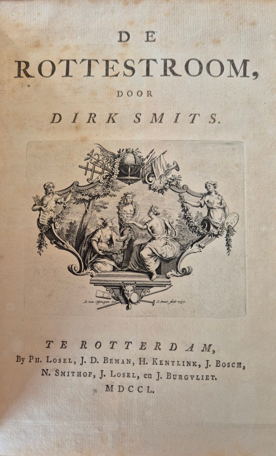 De Rottestroom - Dirk Smits (1750), Ophalen of Verzenden, Dirk Smits