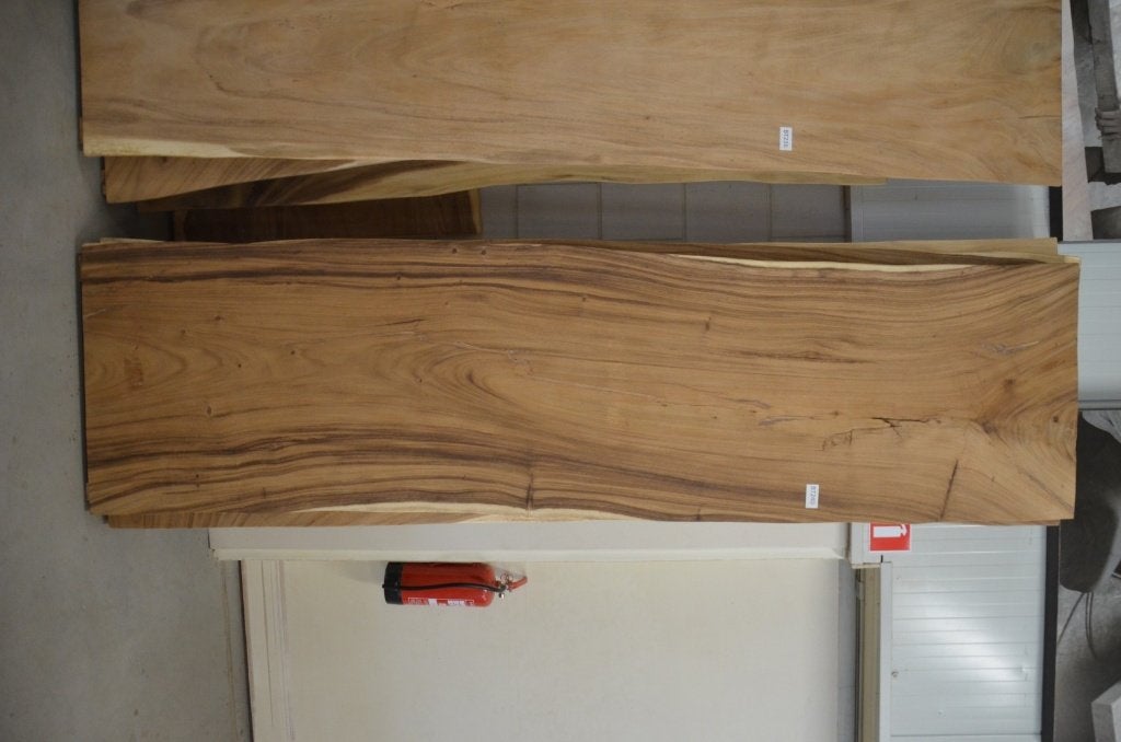 Boomstamtafel 300 cm suar -BT 240- 3 meter boomstamtafel, Huis en Inrichting, Overige houtsoorten, Ophalen of Verzenden, Vijf personen of meer