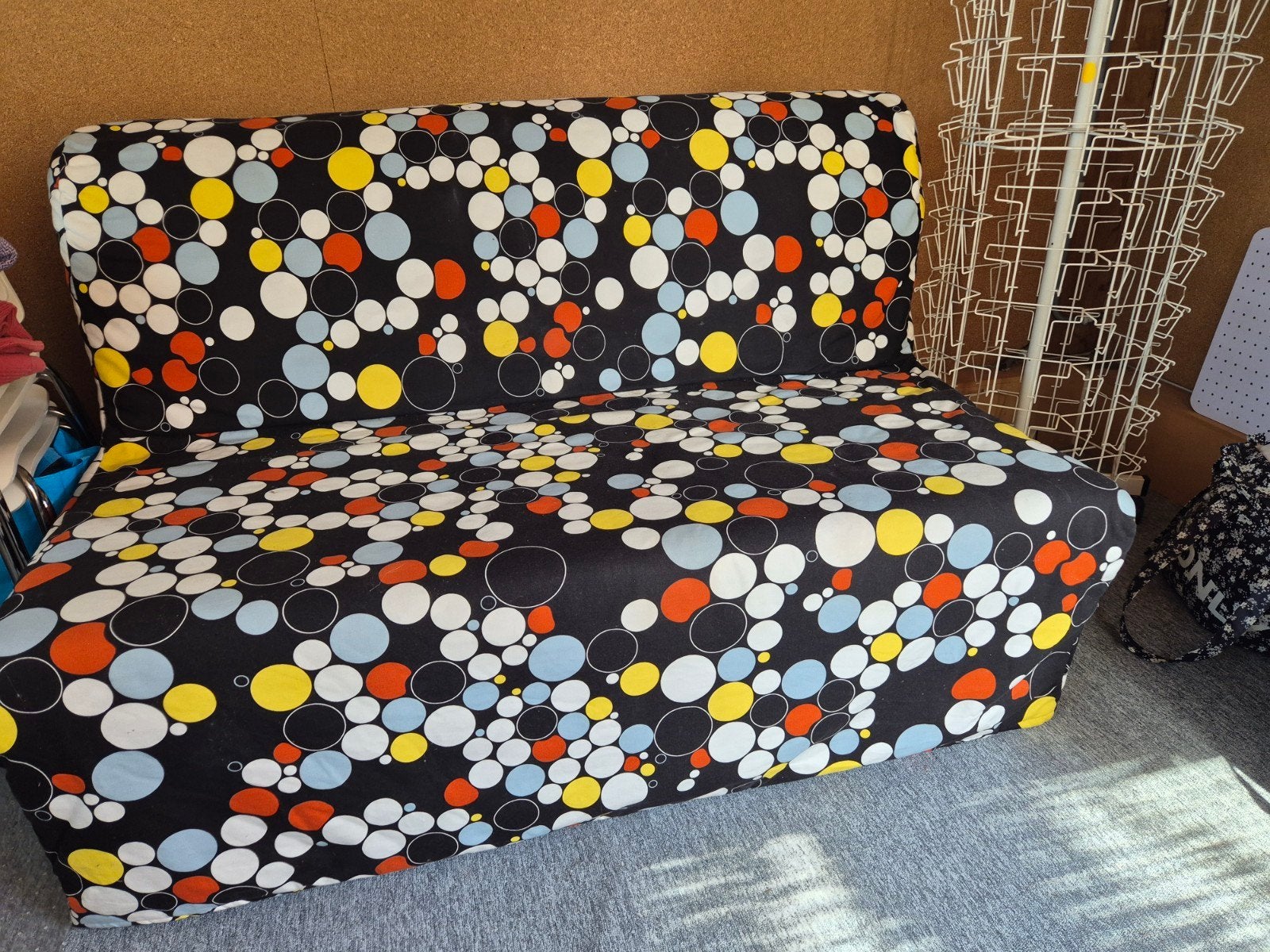 Slaapbank Ikea, Ophalen, Zo goed als nieuw, Tweepersoons, 140 cm