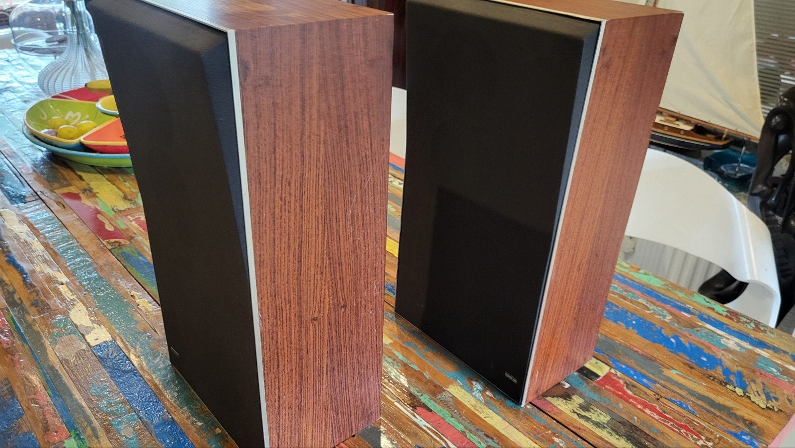 Zeer nette Vintage Bang & Olufsen B&O audii speakers palissa, Ophalen, Minder dan 60 watt, Overige merken