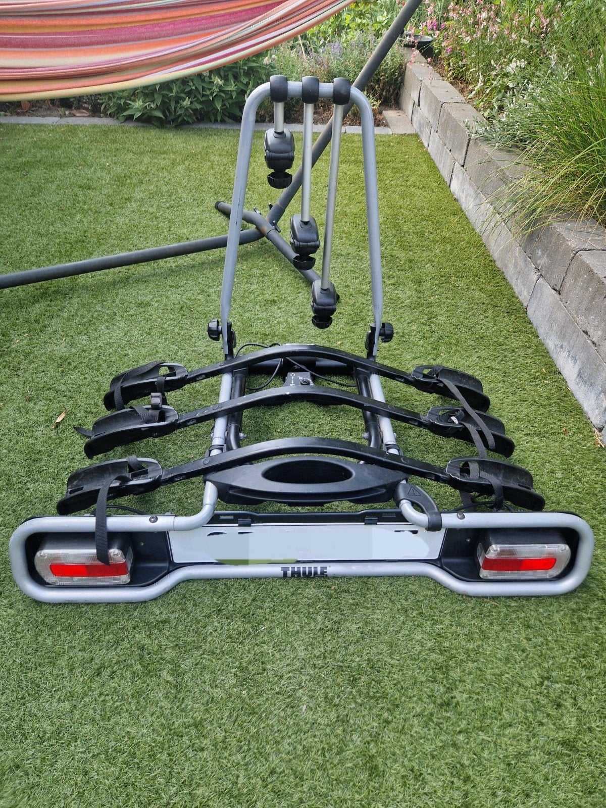 Thule euroride 941 fietsendrager voor 3 fietsen kantelbaar, Ophalen, Gebruikt, Trekhaakdrager
