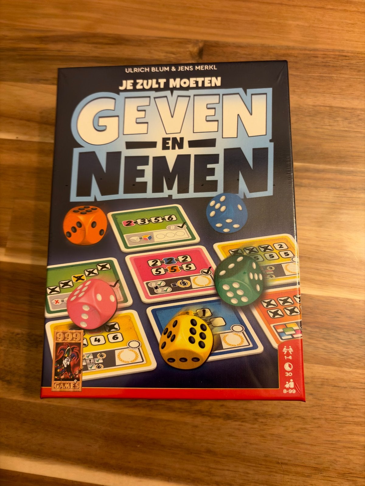 Geven en Nemen dobbelspel nieuw in verpakking, Vijf spelers of meer, Ophalen of Verzenden, Nieuw