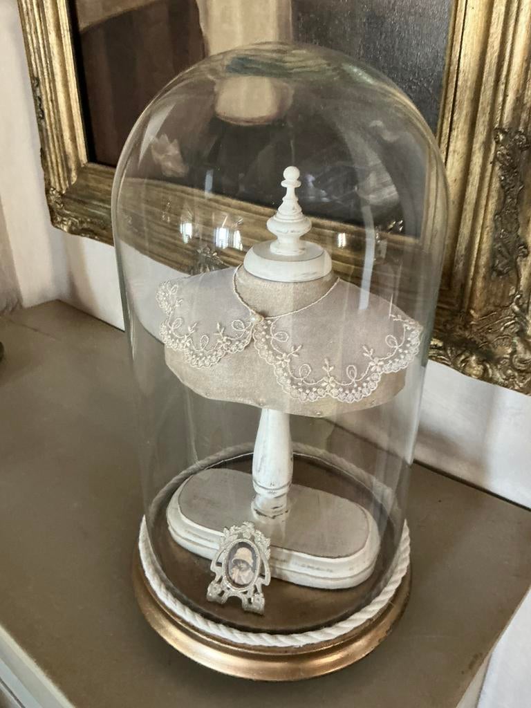 Mooie stolp met kleine buste, Antiek en Kunst, Curiosa en Brocante, Ophalen