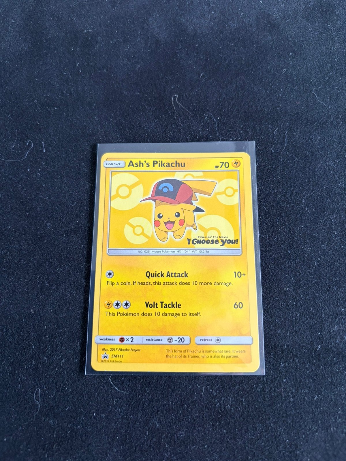 Pokemon Kaart Ash's Pikachu Sm111 - I Choose you, Ophalen, Zo goed als nieuw