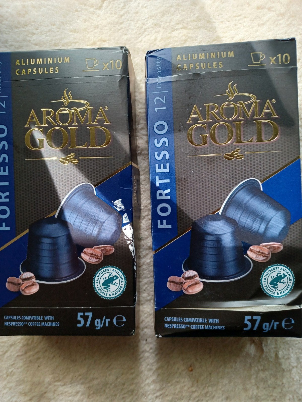 AROMA GOLD FORTESSO Nespresso., Ophalen of Verzenden