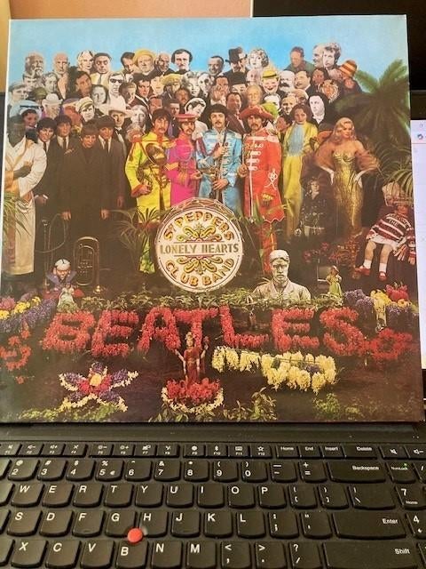 lp sgt peppers lonely hearts club band, Ophalen of Verzenden, Zo goed als nieuw, 1960 - 1969, 12 inch