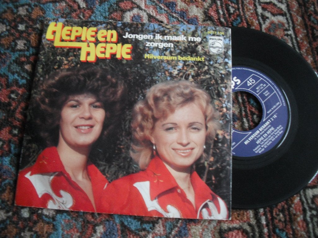 Hepie en Hepie - Jongen ik maak me zorgen., Cd's en Dvd's, Vinyl Singles, Ophalen of Verzenden, Zo goed als nieuw, Nederlandstalig