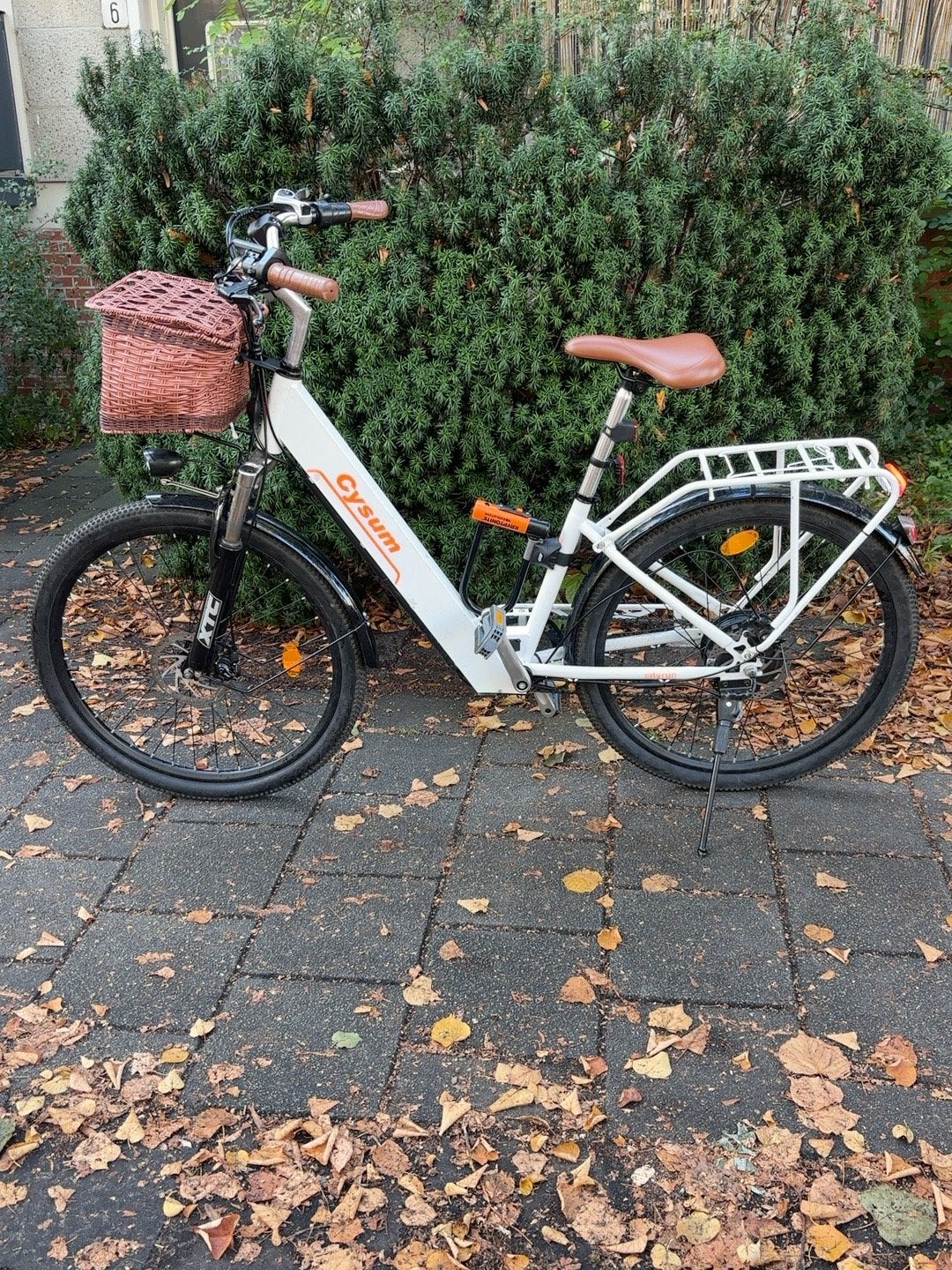 Cysum Cityrun 26” elektrische stadsfiets in goede staat.