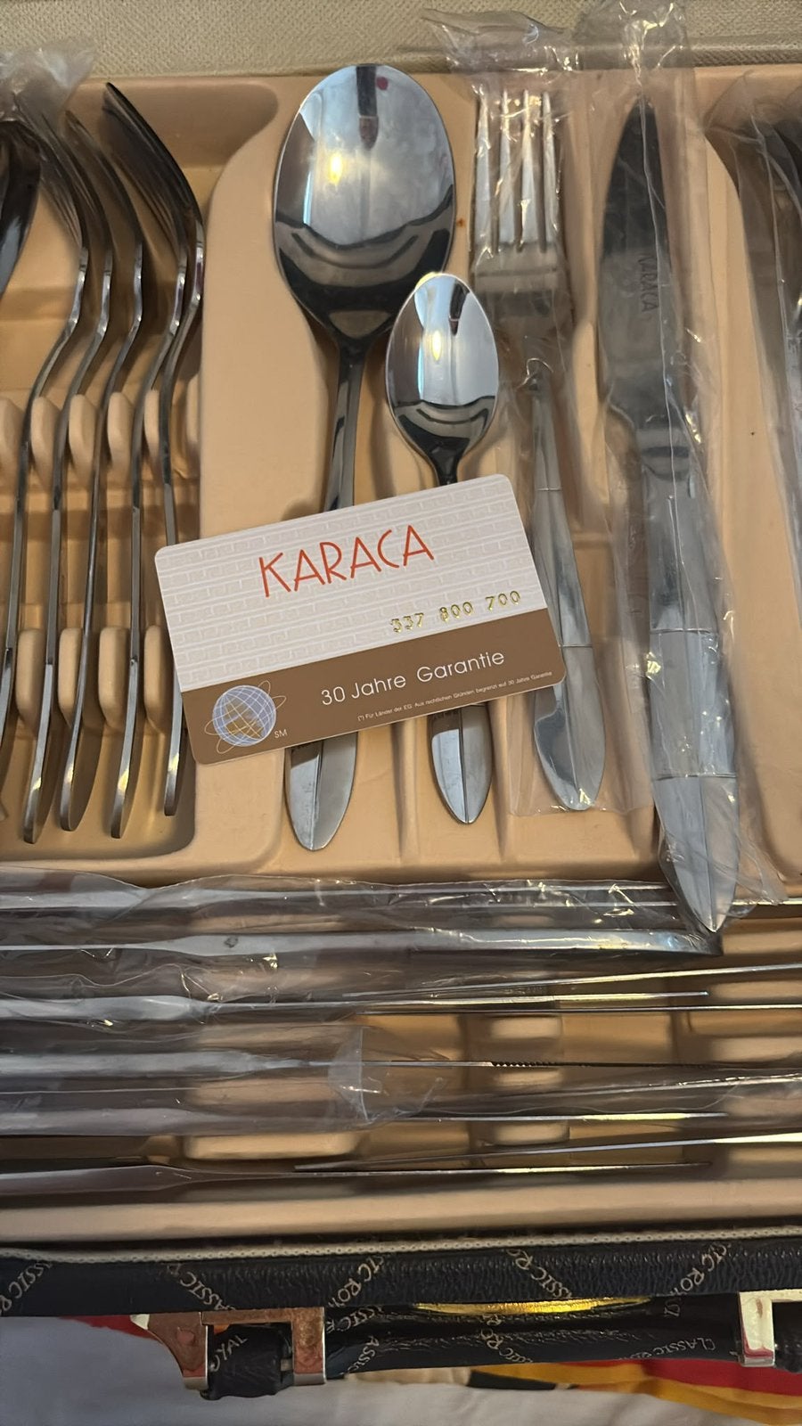 Karaca Bestekset te koop!, Ophalen of Verzenden, Zo goed als nieuw, Rvs of Chroom