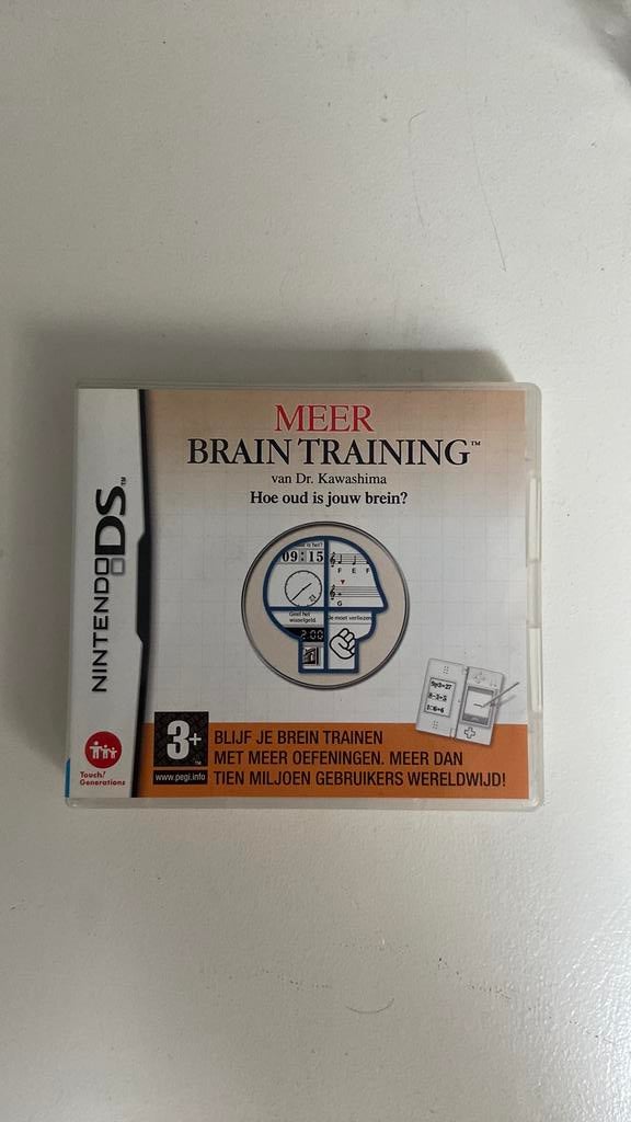 Meer Brain training nintendo ds, Puzzel en Educatief, 1 speler, Ophalen of Verzenden, Zo goed als nieuw