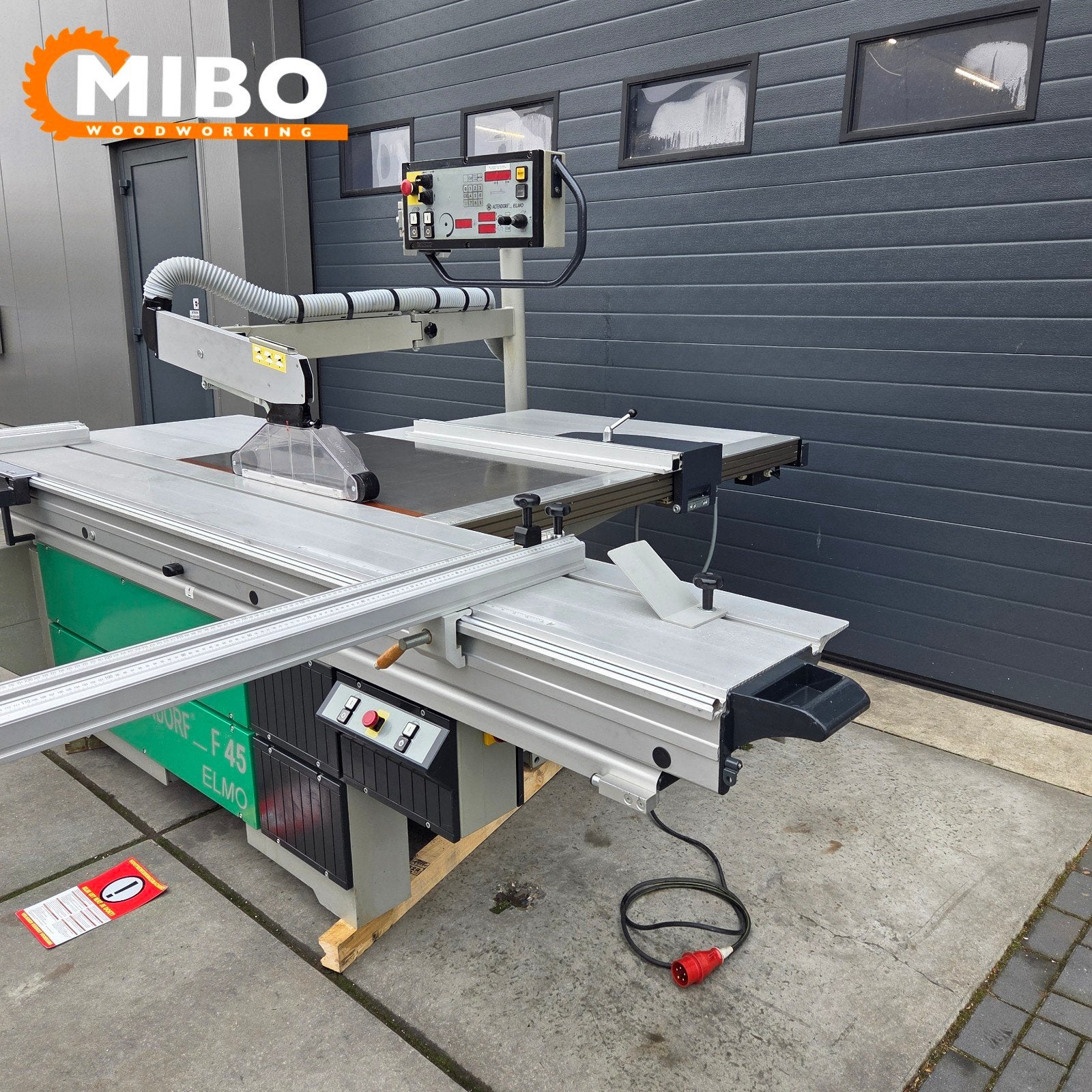 Altendorf F45 Formaatzaag 3400mm cnc ** Elektro parrel, 70 mm of meer, Altendorf martin scm robland felder hammer Formaatzaag