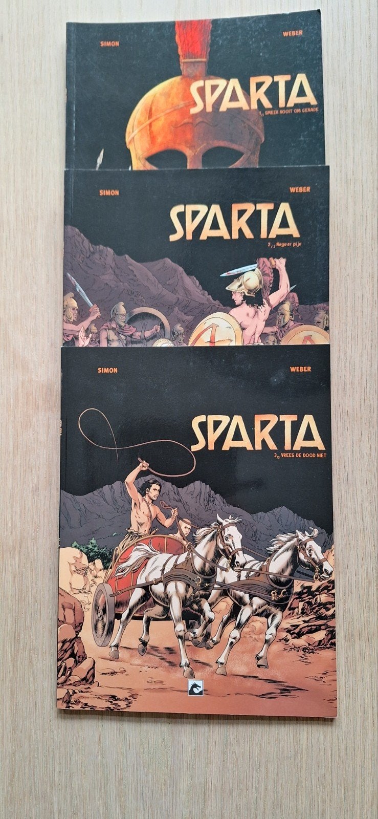 Sparta, Patrick Weber; Christophe Simon, Complete serie of reeks, Ophalen of Verzenden, Zo goed als nieuw