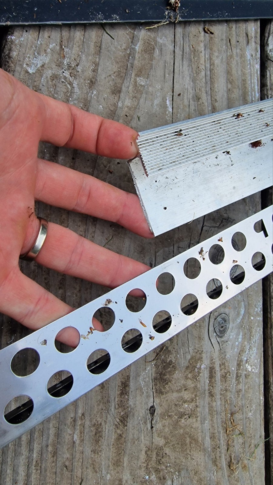 Stucstop profiel RVS voor Knauf Aquapanel Outdoor, Ophalen of Verzenden, Nieuw, Overige metalen