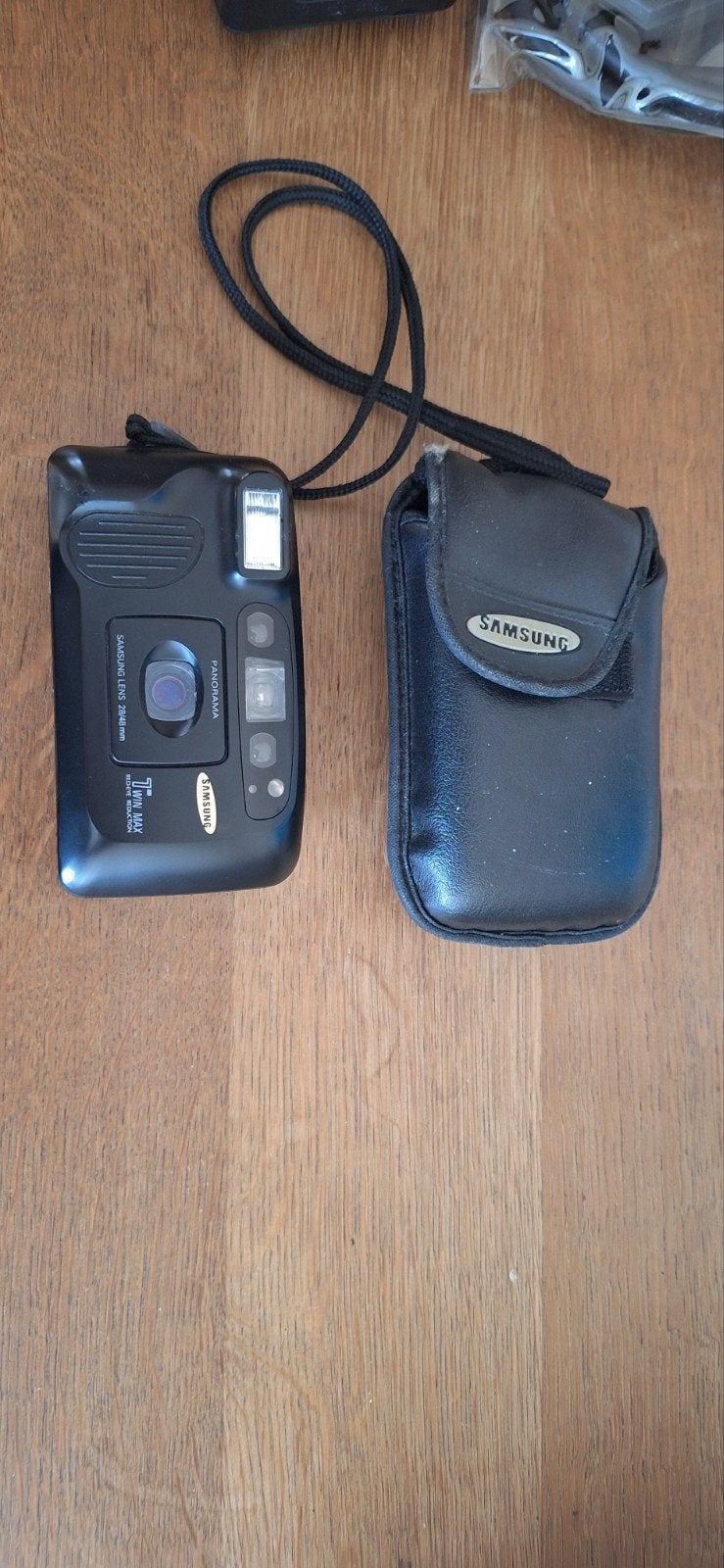 Samsung Compact Camera met hoesje - Vintage Fotografie, Ophalen of Verzenden, Gebruikt, Compact, Samsung