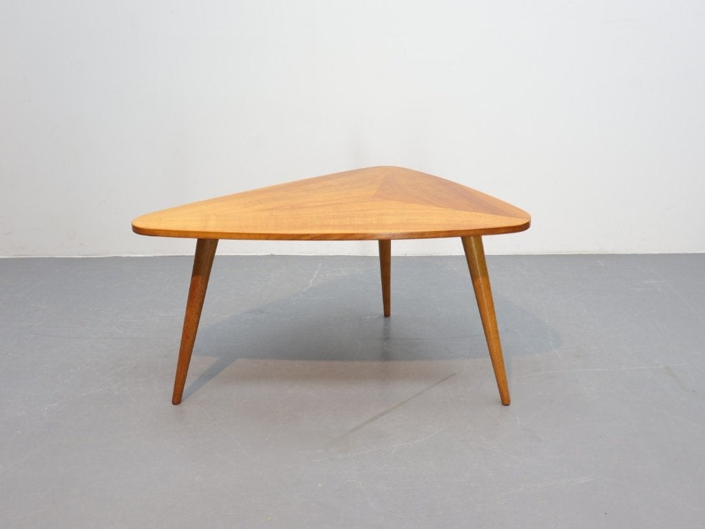 Vintage bijzettafel salontafel niertafel jaren 60, Ophalen, Gebruikt, 50 tot 100 cm, Vintage sidetable niertafel vintage salontafel