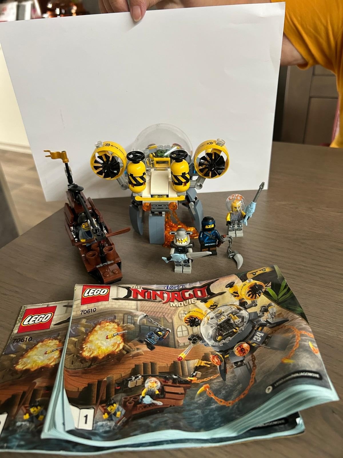 LEGO Ninjago Movie 70610 Vliegende Gelei Rog, Ophalen of Verzenden, Zo goed als nieuw