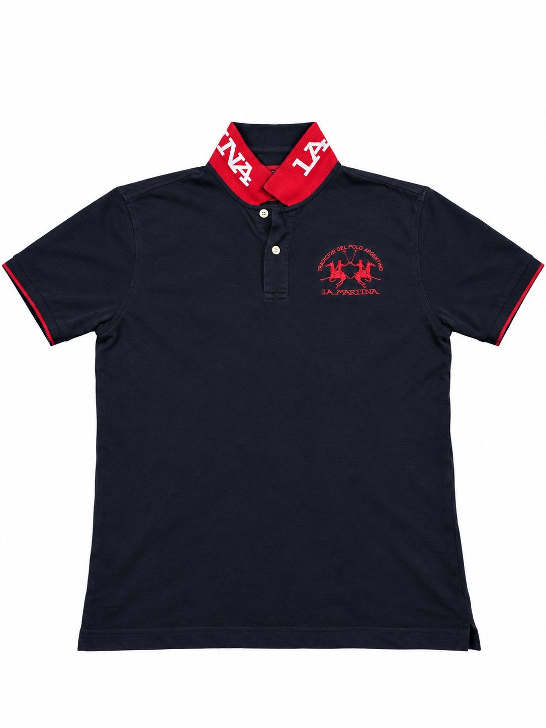 La Martina Polo Shirt Maat M - Zo goed als nieuw, Ophalen of Verzenden, Zo goed als nieuw, Maat 48/50 (M), Blauw