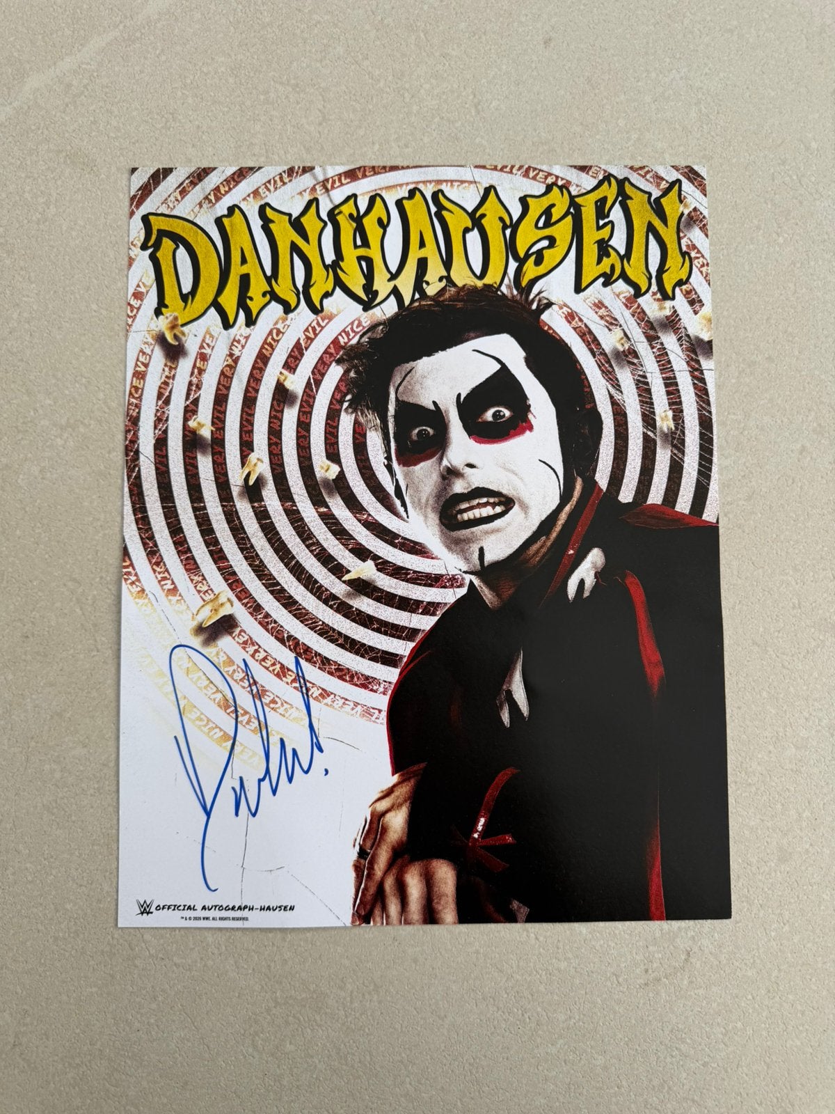 WWE Danhausen Gesigneerde foto, Ophalen, Nieuw, Overige sporten, Poster, Plaatje of Sticker